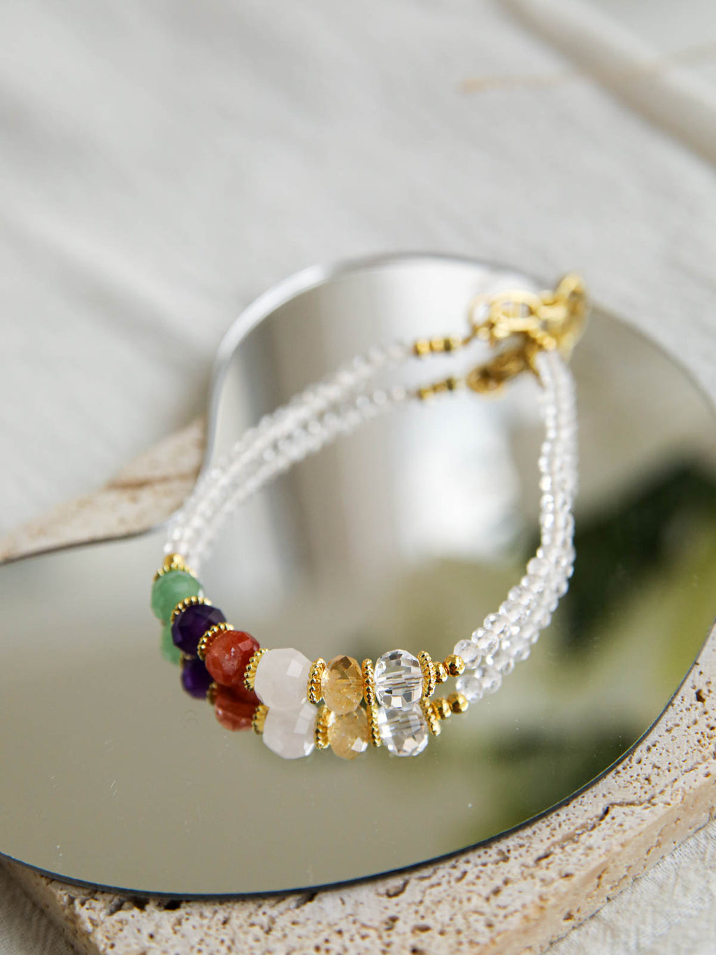 Balance — Rose Quartz, Amethyst & Multi-Stone Bracelet