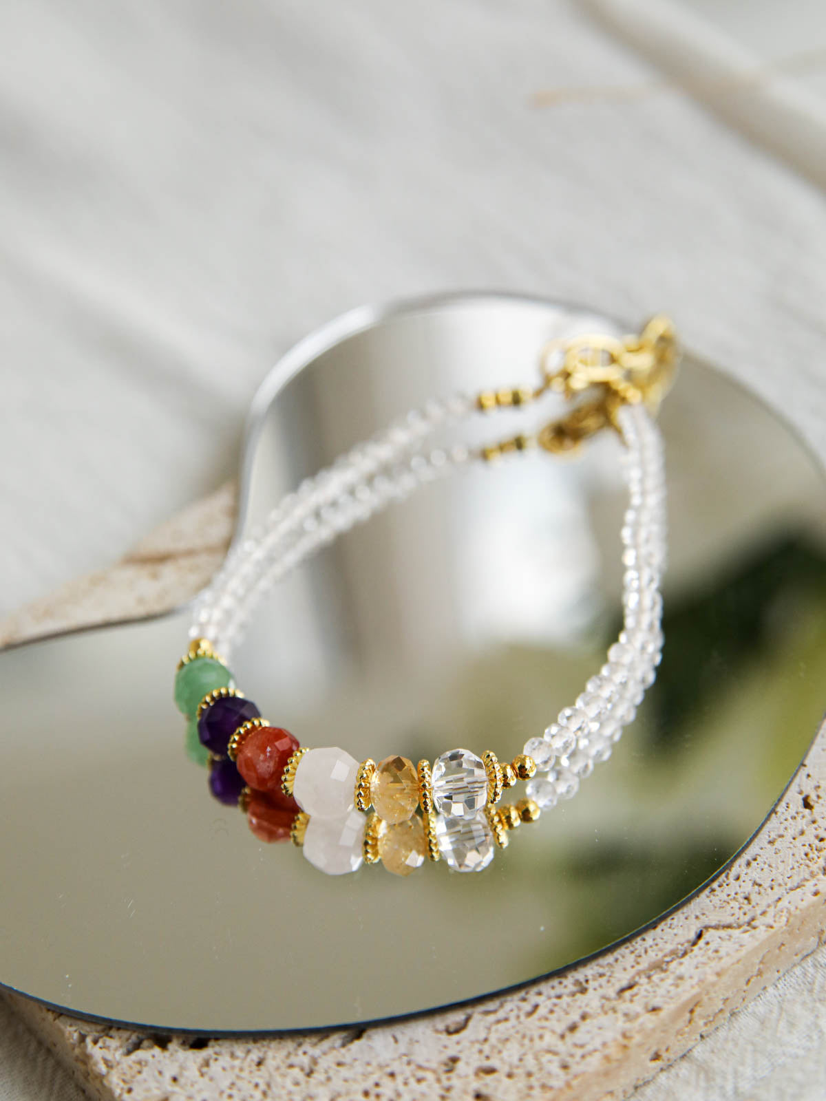 Balance — Rose Quartz, Amethyst & Multi-Stone Bracelet